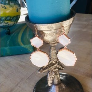 Earrings.  Rose gold and mother of pearl’sh!